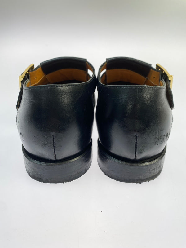 【中古品】【メンズ】 JALAN SRIWIJAYA ジャランスリウァヤ 98819 グルカサンダル サンダル 靴 164-260618-jt-12-min サイズ：8 1/2 カラー：ブラック 万代Net店