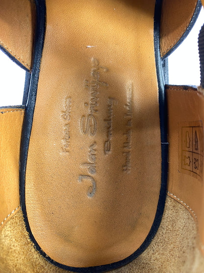 【中古品】【メンズ】 JALAN SRIWIJAYA ジャランスリウァヤ 98819 グルカサンダル サンダル 靴 164-260618-jt-12-min サイズ：8 1/2 カラー：ブラック 万代Net店