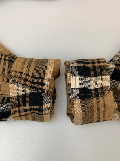 【中古品】【メンズ】 STUSSY ステューシー 1110202 CLASSIC BAILEY PLAID L S SHIRT クラシック ベイリー チェック 長袖 シャツ トップス 142-260618-jt-31-min サイズ：XL カラー：ブラウン系 万代Net店