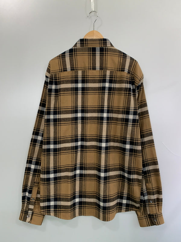 【中古品】【メンズ】 STUSSY ステューシー 1110202 CLASSIC BAILEY PLAID L S SHIRT クラシック ベイリー チェック 長袖 シャツ トップス 142-260618-jt-31-min サイズ：XL カラー：ブラウン系 万代Net店