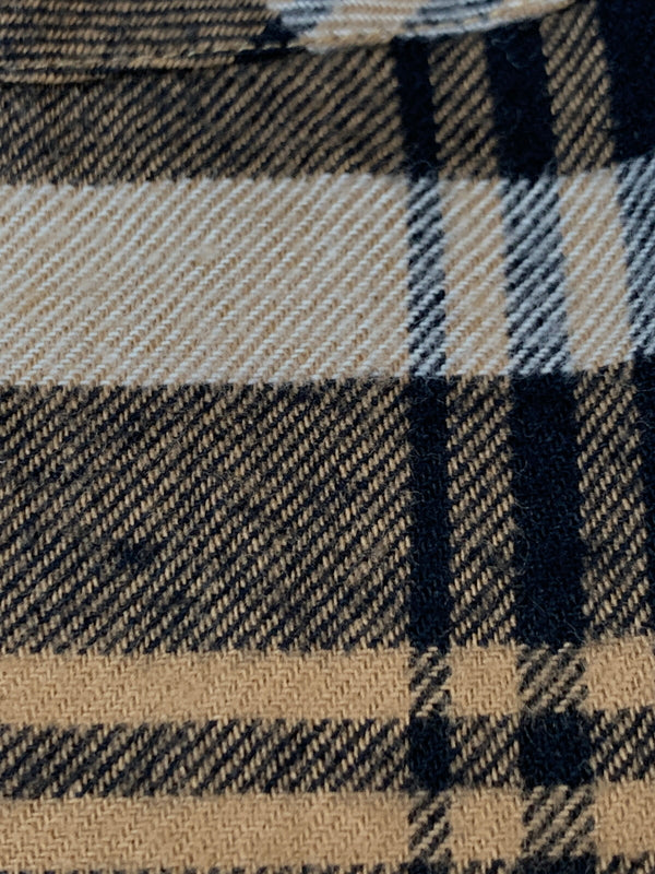 【中古品】【メンズ】 STUSSY ステューシー 1110202 CLASSIC BAILEY PLAID L S SHIRT クラシック ベイリー チェック 長袖 シャツ トップス 142-260618-jt-31-min サイズ：XL カラー：ブラウン系 万代Net店