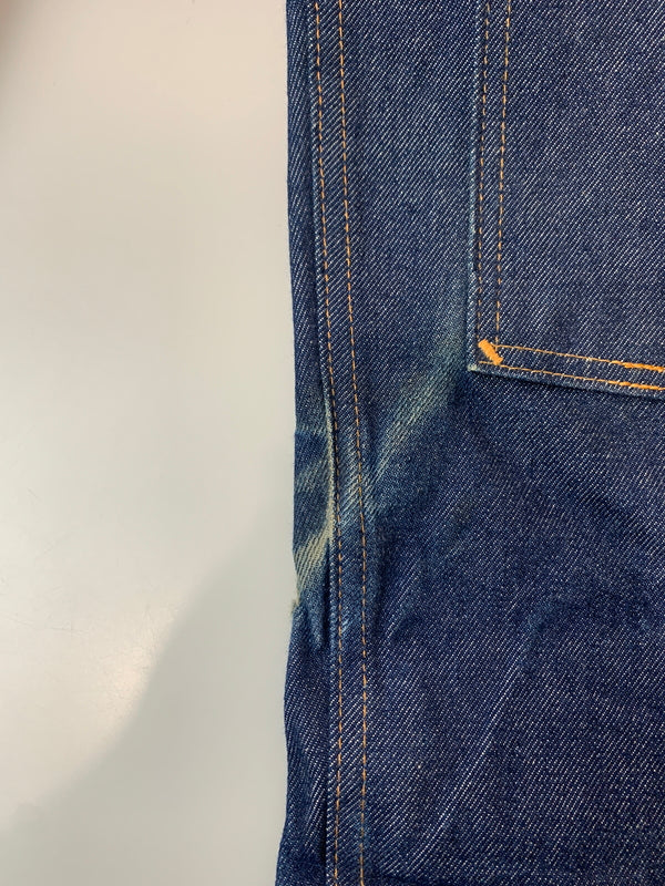 【現状渡し品】【メンズ】 PRISON BLUES プリズンブルース DOUBLE KNEE DENIM PANTS ダブルニーデニムパンツ ボトムス 157-260619-yn-28-min サイズ：W34 L32 カラー：インディゴ 万代Net店