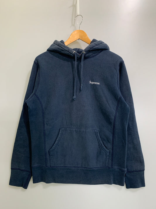 【中古品】【メンズ】 SUPREME シュプリーム 3M REFLECTIVE LOGO HOODED SWEATSHIRT リフレクター ロゴ フーデッド スウェットシャツ メンズ トップス パーカー 149-260621-hu-10-min サイズ：S カラー：ネイビー 万代Net店