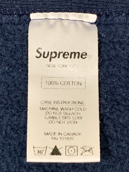 【中古品】【メンズ】 SUPREME シュプリーム 3M REFLECTIVE LOGO HOODED SWEATSHIRT リフレクター ロゴ フーデッド スウェットシャツ メンズ トップス パーカー 149-260621-hu-10-min サイズ：S カラー：ネイビー 万代Net店