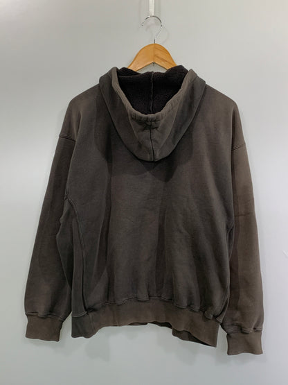 【中古品】【メンズ】 NIKE ナイキ 90'S HALFZIP HOODIE 90年代 ハーフジップ フーディ パーカー トップス 146-260618-jt-39-min サイズ：M カラー：ダークグレー 万代Net店