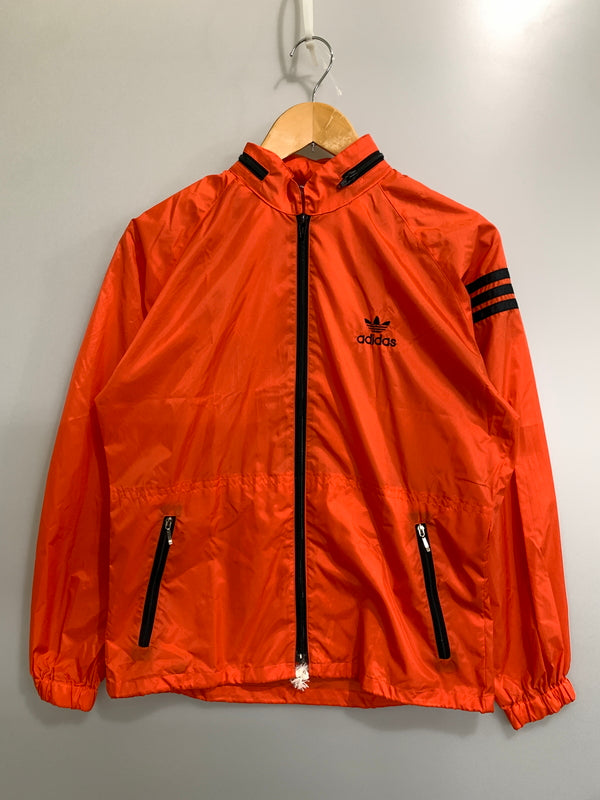 【中古品】【メンズ】 ADIDAS アディダス NYLON JACKET ナイロン ジャケット メンズ ライトアウター 146-260817-em-20-min サイズ：S カラー：オレンジ 万代Net店