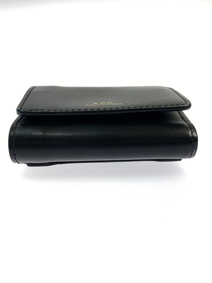 【中古品】【メンズ/レディース】 A.P.C. アーペーセー WALLET 三つ折り財布 201-260806-yn-25-min カラー：ブラック 万代Net店