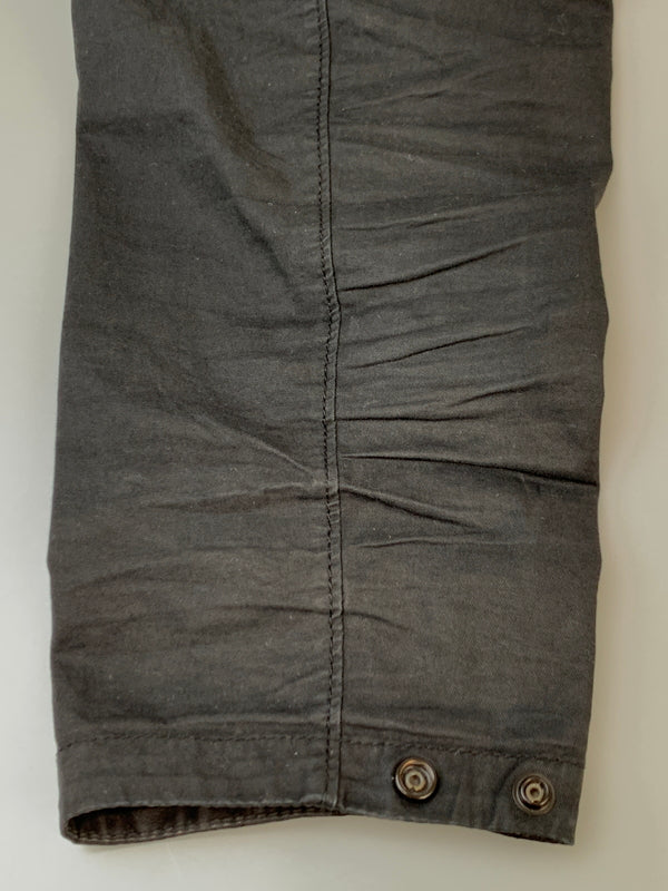 【中古品】【メンズ】 STONE ISLAND ストーンアイランド 781510210 SHIRT BLOUSON シャツブルゾン アウター 142-260618-jt-23-min サイズ：XL カラー：ブラック 万代Net店
