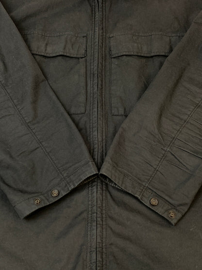【中古品】【メンズ】 STONE ISLAND ストーンアイランド 781510210 SHIRT BLOUSON シャツブルゾン アウター 142-260618-jt-23-min サイズ：XL カラー：ブラック 万代Net店