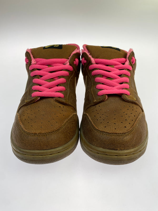 【中古品】【メンズ】 NIKE SB ナイキ エスビー DUNK LOW 313170-271 GIBSON GUITAR CASE ダンク ロー ギブソン ギター ケース スニーカー 靴 160-260618-jt-01-min サイズ：US 10 28.0cm カラー：ブラウン 万代Net店