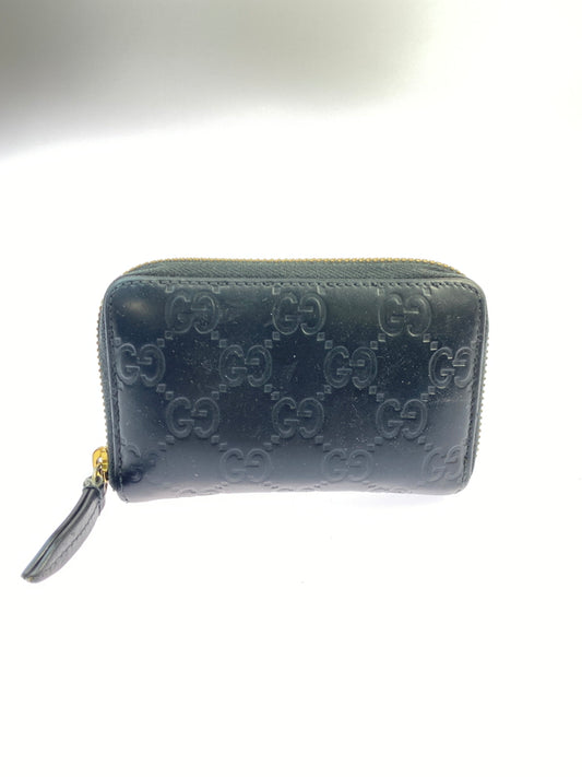 【中古品】【メンズ/レディース】 GUCCI グッチ グッチシマ カードケース 181-260617-KS-30-min カラー：ブラック 万代Net店