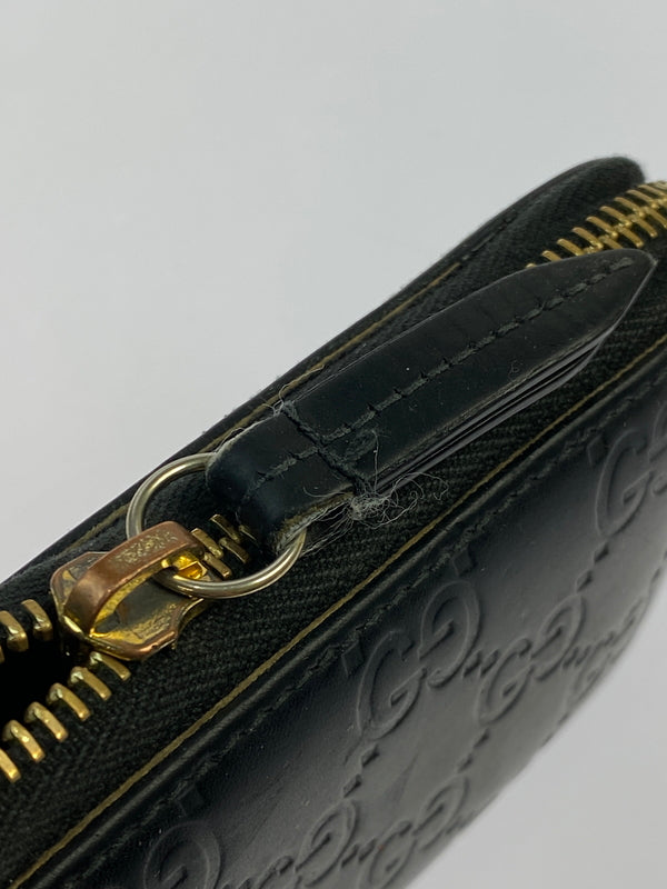 【中古品】【メンズ/レディース】 GUCCI グッチ グッチシマ カードケース 181-260617-KS-30-min カラー：ブラック 万代Net店