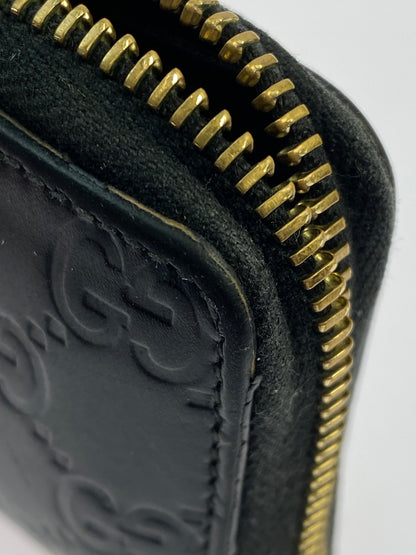 【中古品】【メンズ/レディース】 GUCCI グッチ グッチシマ カードケース 181-260617-KS-30-min カラー：ブラック 万代Net店