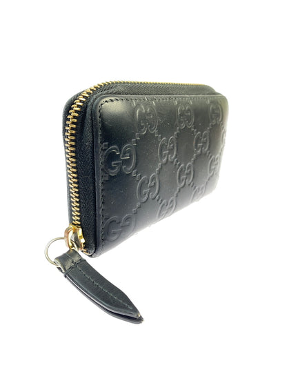 【中古品】【メンズ/レディース】 GUCCI グッチ グッチシマ カードケース 181-260617-KS-30-min カラー：ブラック 万代Net店
