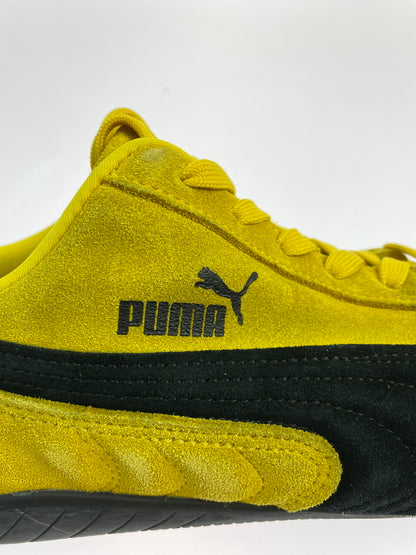 【中古品】【メンズ】 PUMA プーマ SPEED CAT スピード キャット スニーカー 靴 163-260618-jt-11-min サイズ：US 8.5 26.5cm カラー：イエロー 万代Net店