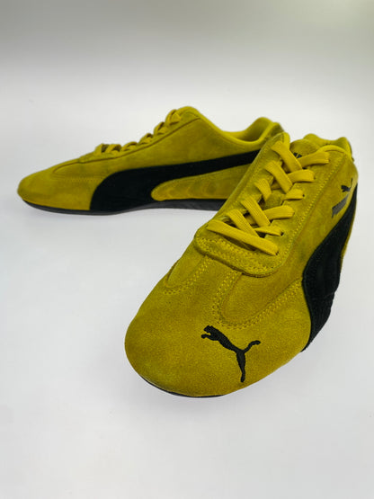 【中古品】【メンズ】 PUMA プーマ SPEED CAT スピード キャット スニーカー 靴 163-260618-jt-11-min サイズ：US 8.5 26.5cm カラー：イエロー 万代Net店