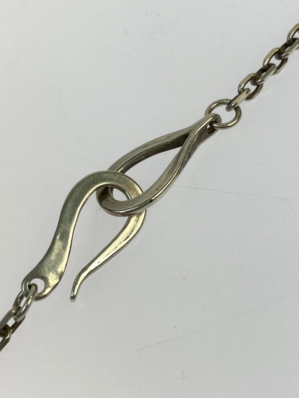 【中古品】【メンズ/レディース】 LARRY SMITH ラリースミス KAZEKIRI FEATHER NECKLACE カゼキリフェザー ネックレス 192-260618-KS-10-min カラー：シルバー 万代Net店