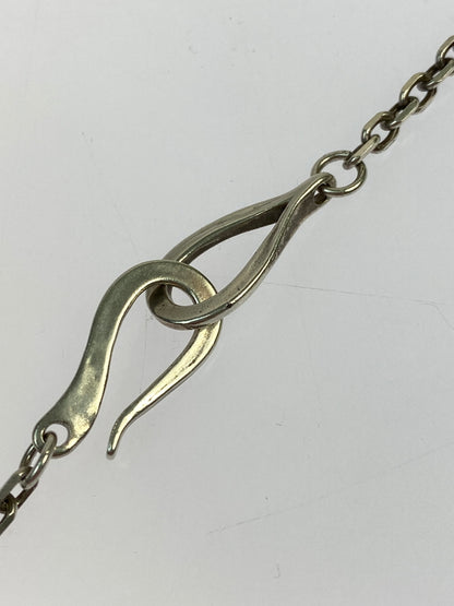 【中古品】【メンズ/レディース】 LARRY SMITH ラリースミス KAZEKIRI FEATHER NECKLACE カゼキリフェザー ネックレス 192-260618-KS-10-min カラー：シルバー 万代Net店