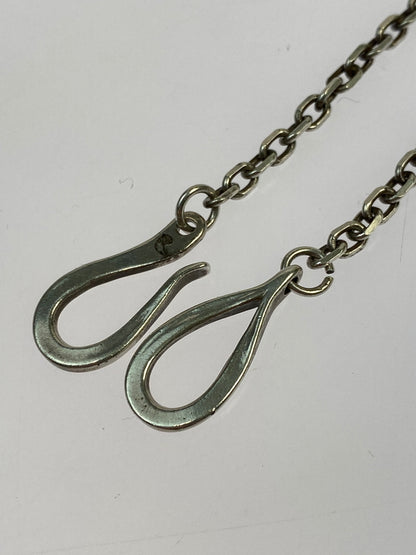 【中古品】【メンズ/レディース】 LARRY SMITH ラリースミス KAZEKIRI FEATHER NECKLACE カゼキリフェザー ネックレス 192-260618-KS-10-min カラー：シルバー 万代Net店