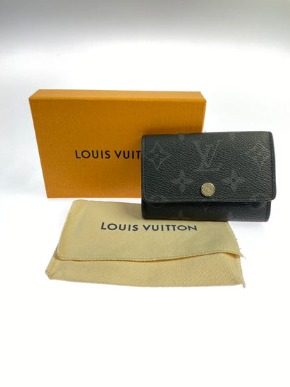 【中古品】【メンズ/レディース】 LOUIS VUITTON ルイ・ヴィトン ミュルティクレ6 M82603 キーケース 179-260617-KS-29-min カラー：ブラック 万代Net店