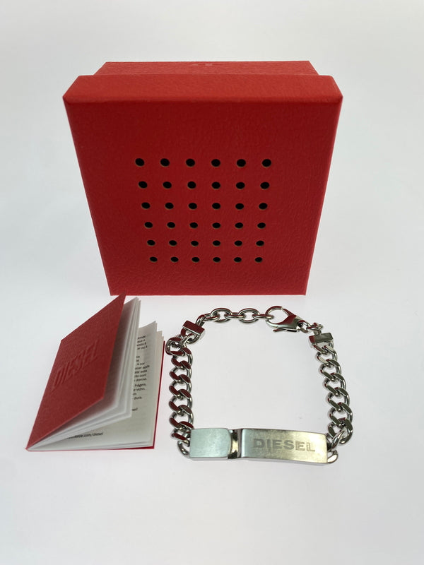 【中古品】【メンズ/レディース】 DIESEL ディーゼル ブレスレット アクセサリー 193-260618-KS-13-min カラー：シルバー 万代Net店