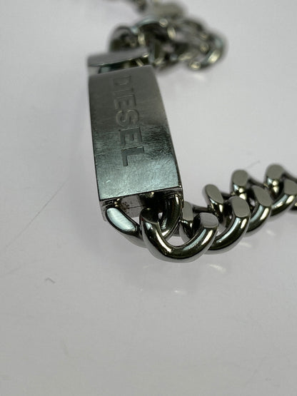 【中古品】【メンズ/レディース】 DIESEL ディーゼル ブレスレット アクセサリー 193-260618-KS-13-min カラー：シルバー 万代Net店