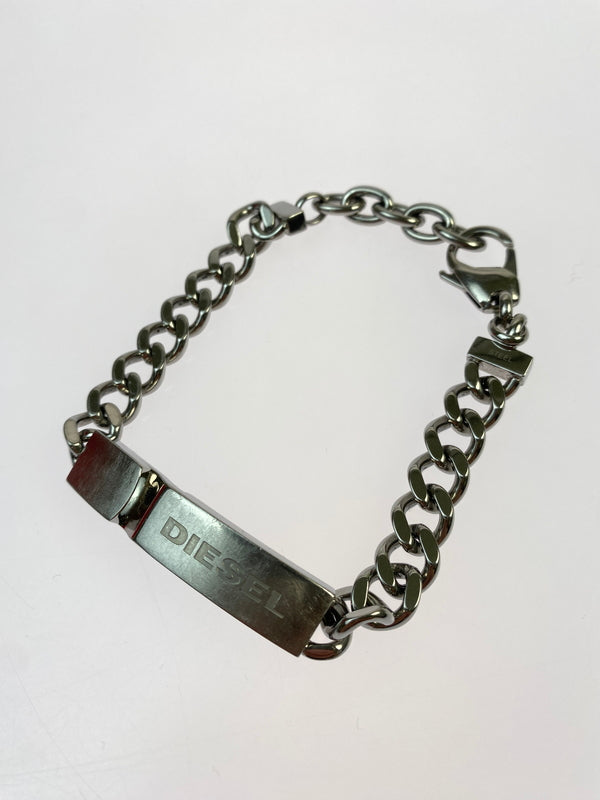 【中古品】【メンズ/レディース】 DIESEL ディーゼル ブレスレット アクセサリー 193-260618-KS-13-min カラー：シルバー 万代Net店
