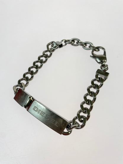 【中古品】【メンズ/レディース】 DIESEL ディーゼル ブレスレット アクセサリー 193-260618-KS-13-min カラー：シルバー 万代Net店