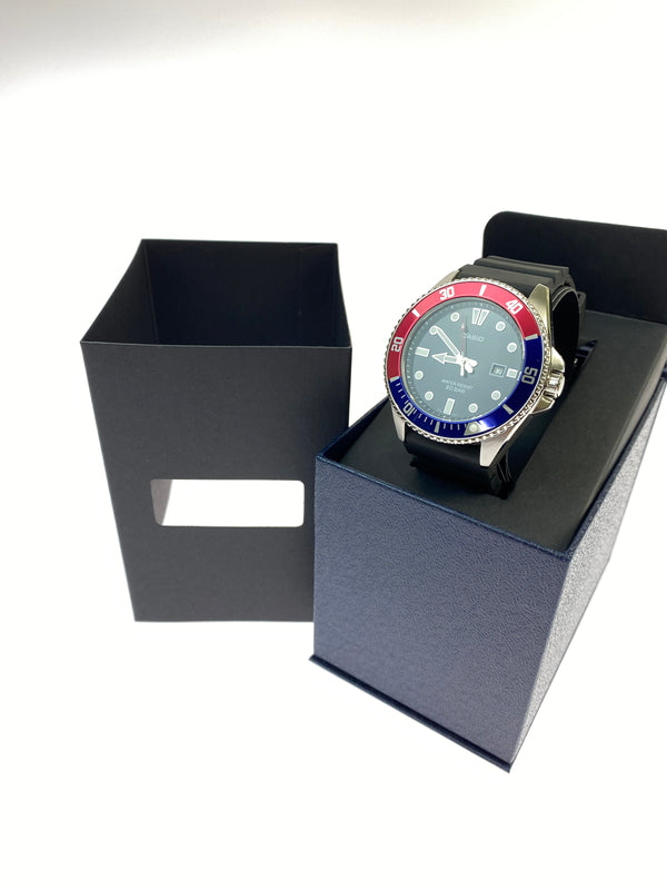 【中古品】【メンズ】 CASIO カシオ CASIO COLLECTION STANDARD MDV-107 CASIO ダイバーズ アナログ クオーツ 腕時計 197-260619-yn-07-min カラー：ブラック/シルバー 万代Net店