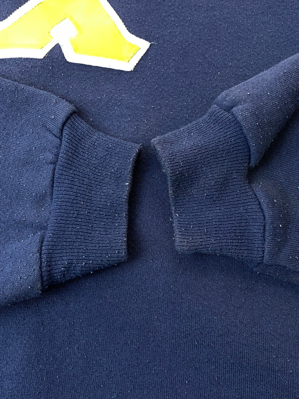 【現状渡し品】【メンズ】 HANES ヘインズ 90's L/S SWEAT SHIRT 90年代 ロングスリーブ スウェットシャツ トレーナー トップス 146-260715-yn-08-min サイズ：XL カラー：ネイビー 万代Net店