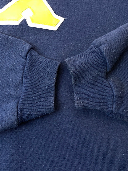 【現状渡し品】【メンズ】 HANES ヘインズ 90's L/S SWEAT SHIRT 90年代 ロングスリーブ スウェットシャツ トレーナー トップス 146-260715-yn-08-min サイズ：XL カラー：ネイビー 万代Net店
