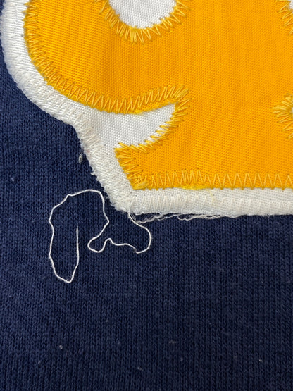 【現状渡し品】【メンズ】 HANES ヘインズ 90's L/S SWEAT SHIRT 90年代 ロングスリーブ スウェットシャツ トレーナー トップス 146-260715-yn-08-min サイズ：XL カラー：ネイビー 万代Net店