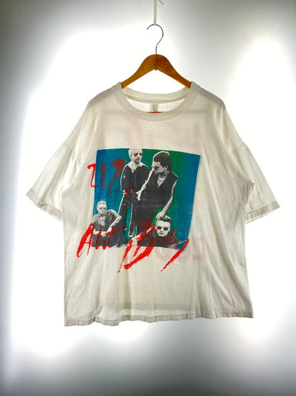 【現状渡し品】【メンズ】 U2 92’ ZOO TV TOUR TEE 92年 ズー テレビ ツアー Tシャツ トップス 146-260619-jt-07-min サイズ：XXL カラー：ホワイト 万代Net店