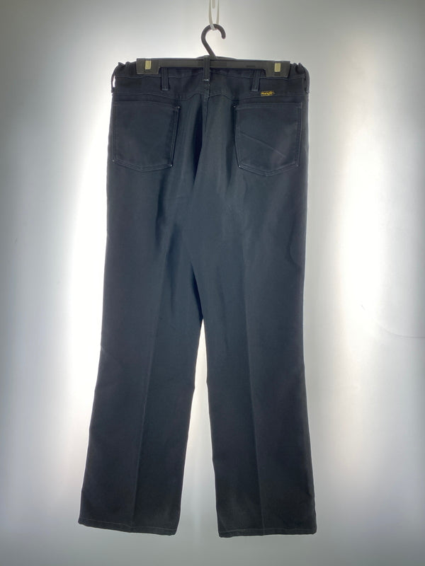 【中古品】【メンズ】 WRANGLER ラングラー COTTON PANTS コットンパンツ ボトムス 157-260728-hu-01-min カラー：ブラック 万代Net店