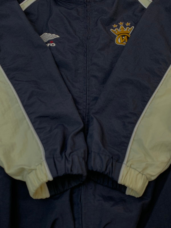 【中古品】【メンズ】 9090 ナインティナインティ × UMBRO NYLON TRACK JACKET アンブロ ナイロントラックジャケット ライトアウター 142-260623-yn-35-min サイズ：L カラー：ネイビー 万代Net店