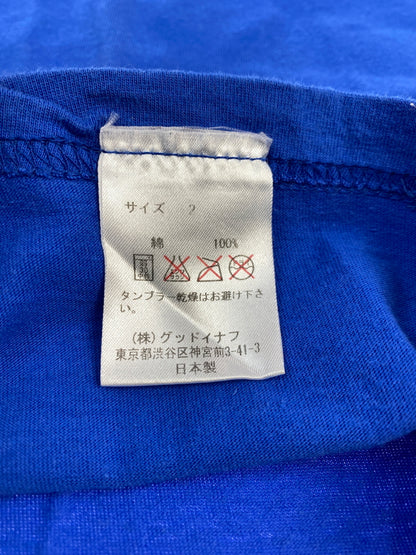 【中古品】【メンズ】 GOODENOUGH グッドイナフ GDEH LOGO TEE ロゴTシャツ 半袖Tシャツ トップス 142-260619-yn-16-min サイズ：2 カラー：ブルー 万代Net店