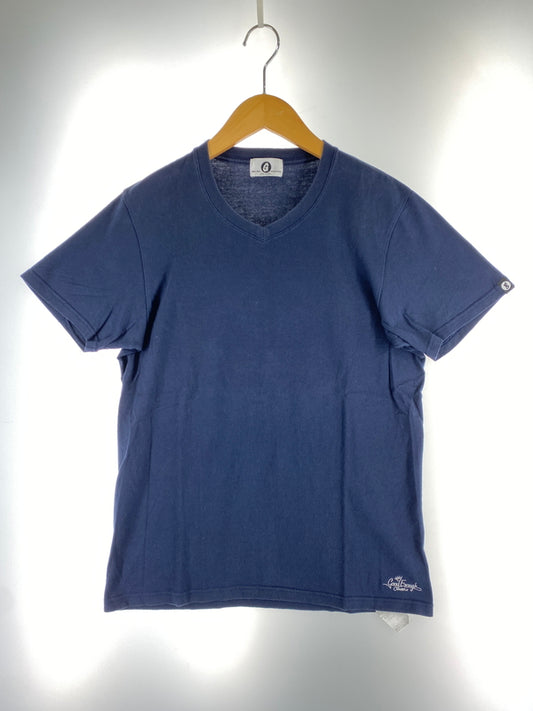 【中古品】【メンズ】 GOODENOUGH グッドイナフ CLASSICS LOGO TEE クラシックロゴ Tシャツ 半袖Tシャツ トップス 142-260619-yn-17-min サイズ：M カラー：ネイビー 万代Net店