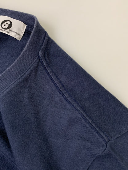 【中古品】【メンズ】 GOODENOUGH グッドイナフ CLASSICS LOGO TEE クラシックロゴ Tシャツ 半袖Tシャツ トップス 142-260619-yn-17-min サイズ：M カラー：ネイビー 万代Net店