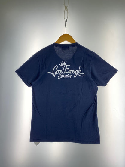 【中古品】【メンズ】 GOODENOUGH グッドイナフ CLASSICS LOGO TEE クラシックロゴ Tシャツ 半袖Tシャツ トップス 142-260619-yn-17-min サイズ：M カラー：ネイビー 万代Net店