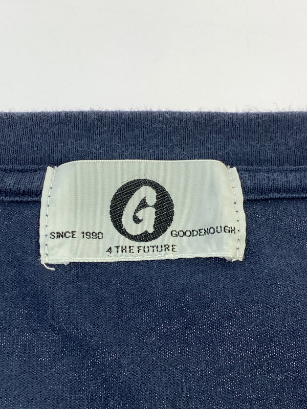【中古品】【メンズ】 GOODENOUGH グッドイナフ CLASSICS LOGO TEE クラシックロゴ Tシャツ 半袖Tシャツ トップス 142-260619-yn-17-min サイズ：M カラー：ネイビー 万代Net店