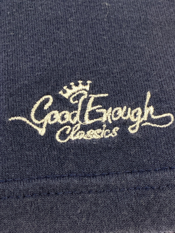 【中古品】【メンズ】 GOODENOUGH グッドイナフ CLASSICS LOGO TEE クラシックロゴ Tシャツ 半袖Tシャツ トップス 142-260619-yn-17-min サイズ：M カラー：ネイビー 万代Net店