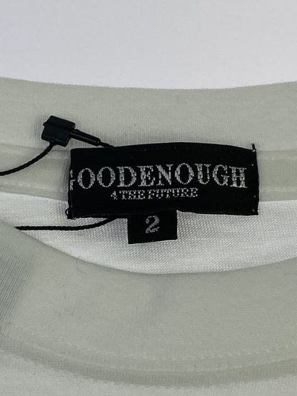 【中古品】【メンズ】 GOODENOUGH グッドイナフ G LOGO PRINT TEE GE-117016 Gロゴ プリントTシャツ 半袖Tシャツ トップス 142-260619-yn-20-min サイズ：2 カラー：ホワイト 万代Net店