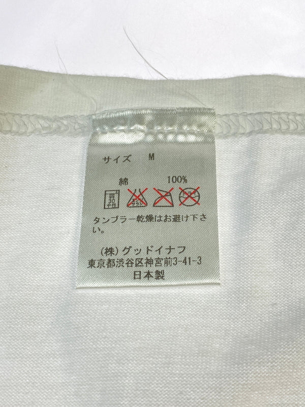 【中古品】【メンズ】 GOODENOUGH グッドイナフ NAVY TEE ショートスリーブTシャツ 半袖Tシャツ トップス 142-260619-yn-12-min サイズ：M カラー：ホワイト 万代Net店