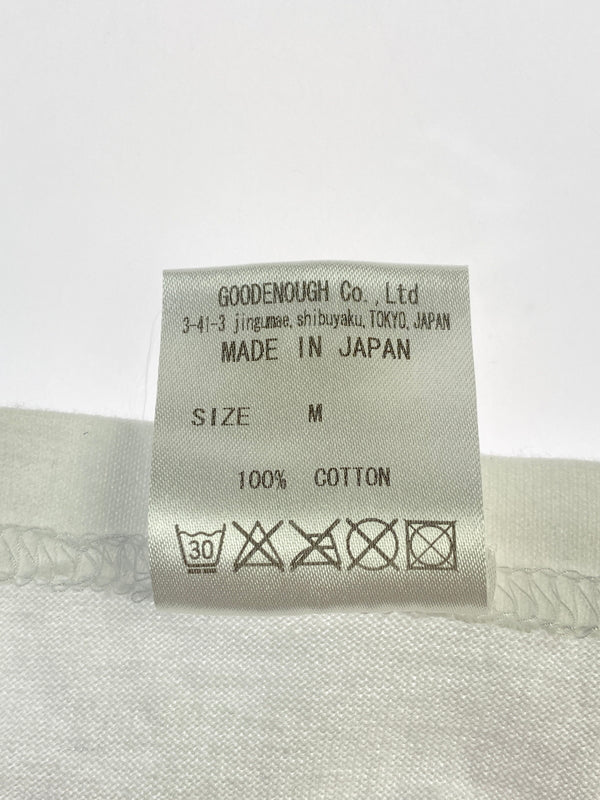 【中古品】【メンズ】 GOODENOUGH グッドイナフ NAVY TEE ショートスリーブTシャツ 半袖Tシャツ トップス 142-260619-yn-12-min サイズ：M カラー：ホワイト 万代Net店