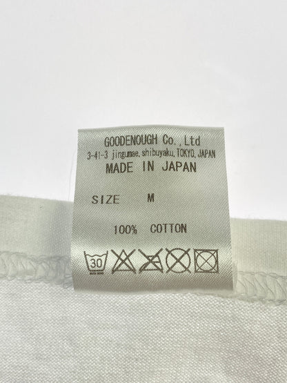【中古品】【メンズ】 GOODENOUGH グッドイナフ NAVY TEE ショートスリーブTシャツ 半袖Tシャツ トップス 142-260619-yn-12-min サイズ：M カラー：ホワイト 万代Net店