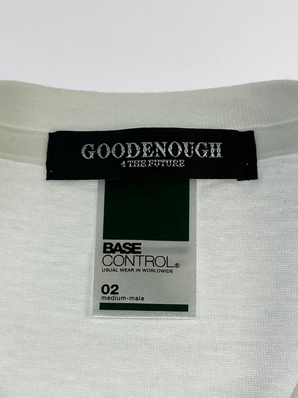 【中古品】【メンズ】 GOODENOUGH グッドイナフ BASECONTROL TEE ショートスリーブTシャツ 半袖Tシャツ トップス 142-260619-yn-19-min サイズ：2 カラー：ホワイト 万代Net店