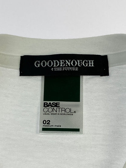 【中古品】【メンズ】 GOODENOUGH グッドイナフ BASECONTROL TEE ショートスリーブTシャツ 半袖Tシャツ トップス 142-260619-yn-19-min サイズ：2 カラー：ホワイト 万代Net店