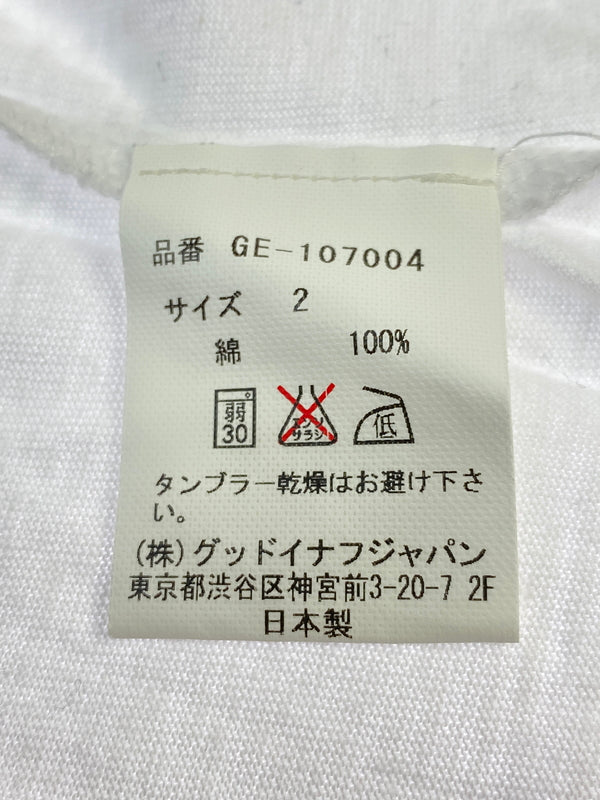 【中古品】【メンズ】 GOODENOUGH グッドイナフ BASECONTROL TEE ショートスリーブTシャツ 半袖Tシャツ トップス 142-260619-yn-19-min サイズ：2 カラー：ホワイト 万代Net店