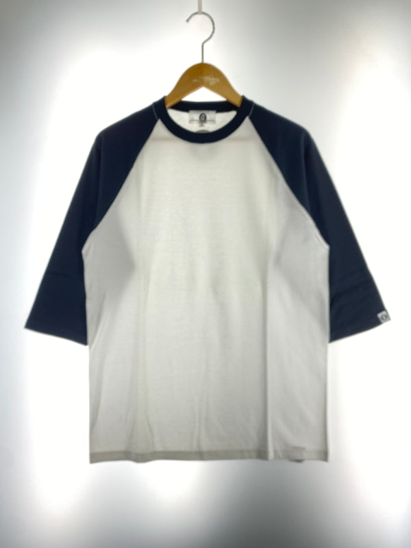 【中古品】【メンズ】 GOODENOUGH グッドイナフ G LOGO RAGLAN TEE Gロゴ ラグランTシャツ トップス 142-260619-yn-13-min サイズ：2 カラー：ブラック/ホワイト 万代Net店