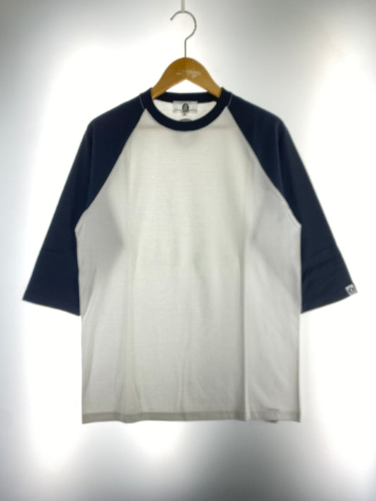 【中古品】【メンズ】 GOODENOUGH グッドイナフ G LOGO RAGLAN TEE Gロゴ ラグランTシャツ トップス 142-260619-yn-13-min サイズ：2 カラー：ブラック/ホワイト 万代Net店
